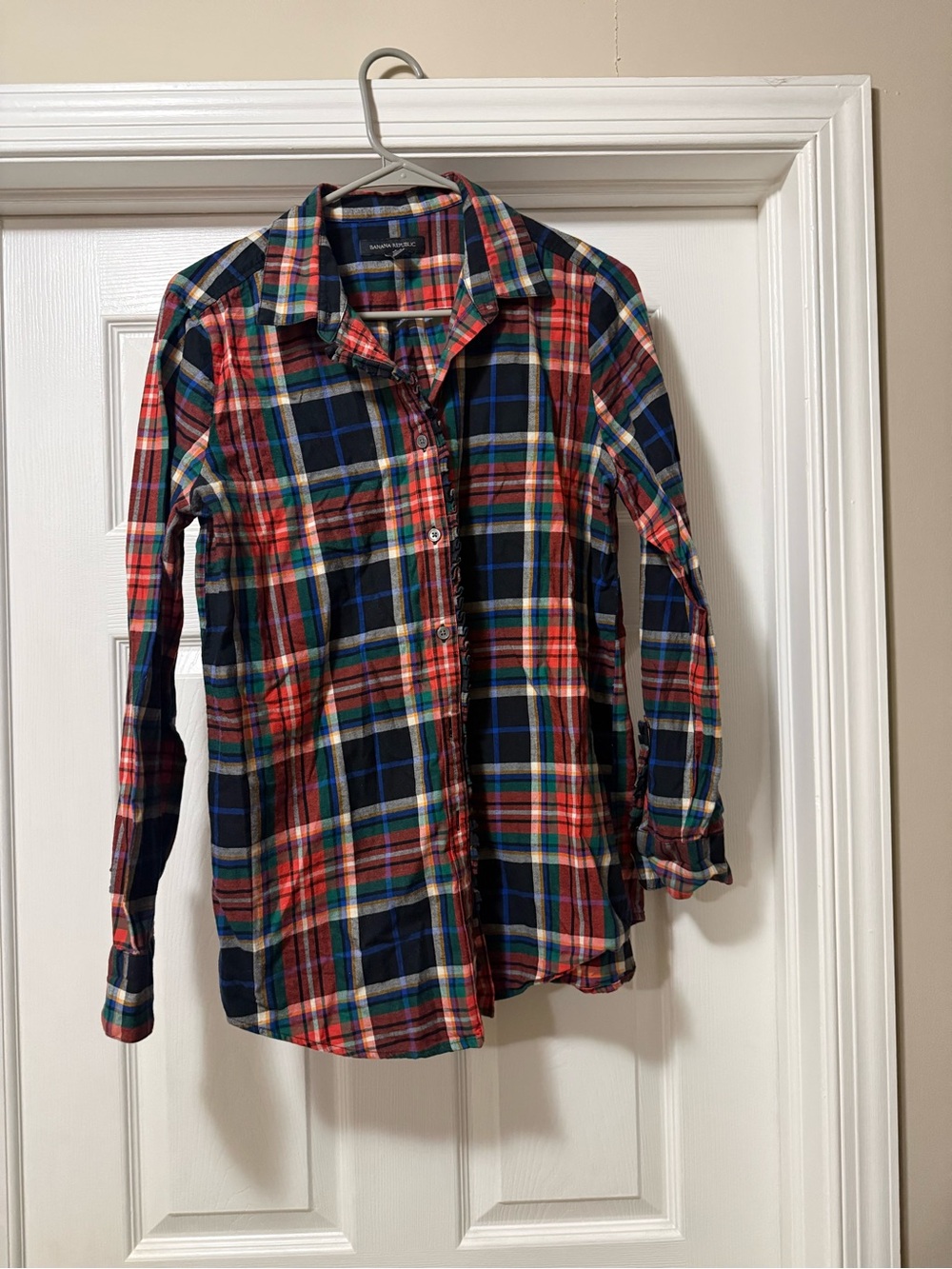 Banana Republic Plaid Button-Up Shirt
